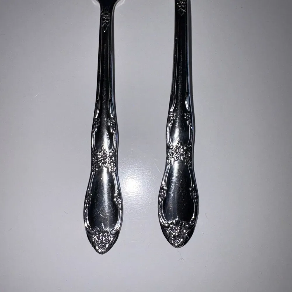 Serving Spoons Set Of 4 Oneida Fenway Wm A Rogers Daydream Stainless Flatware